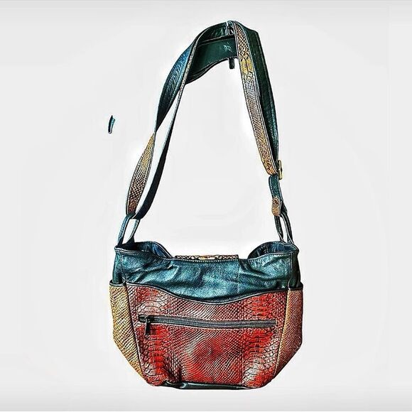 EUC D’Onifrio Brown Artisan Handmade Genuine Quiet Luxury Leather Shoulder Bag - Picture 5 of 8